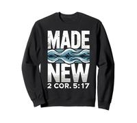 Made New Baptême Shirt Chemises chrétiennes pour Les Jeunes baptisés Sweatshirt