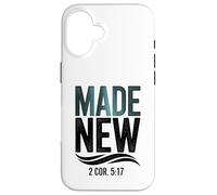 Made New Baptême Shirt Chemises chrétiennes pour Les Jeunes Coque pour iPhone 16