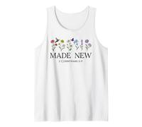 Made New Baptism Christian Made New in Christ Jesus Cross Débardeur