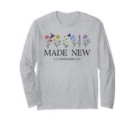 Made New Baptism Christian Made New in Christ Jesus Cross Manche Longue