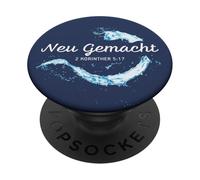 Made New in Christ - Christian Baptism 2 Corinthians 5:17 PopSockets PopGrip Adhésif