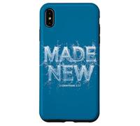 Made New in Christ Jesus: Christian Faith Baptism 2 Cor 5:17 Coque pour iPhone XS Max