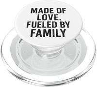 Made of Love, Fueled by Family. Citation de Famille Vintage. PopSockets PopGrip pour MagSafe