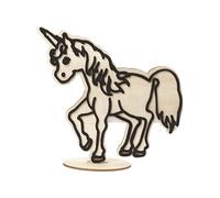 Made of Wood figurine en bois pour décoration Cheval 19 cm
