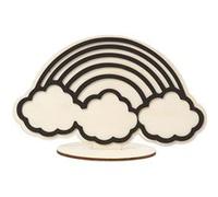 Made of Wood figurine en bois pour décorer Rainbow 10,5 cm Blank G