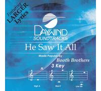 Made Popular By: Booth Brothers - He Saw It All [Accompaniment/Performance Track] [Import]