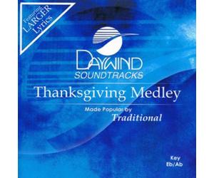 Made Popular By: Traditional - Thanksgiving Medley (Come Ye Thankful People Come; We Gather Together; Let Us Break Bread Together) [Accompaniment/Performance Track]