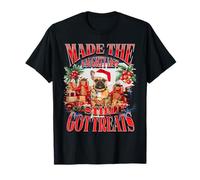Made The Naughty List Still Got Treats Frenchie Christmas T-Shirt