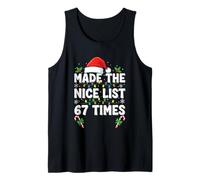 Made The Nice List 67 Times Six Seven Christmas 67 Meme Débardeur