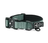 MADE TO ROAM Collier confortable - Collier réglable pour chien en nylon avec rembourrage doux, boucle en aluminium aéronautique léger, support Airtag inclus, pour chiens de petite, moyenne et grande