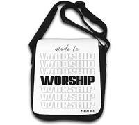 Made To Worship Psaum 95 1 Sac à bandoulière Blanc