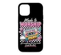Made to Worship Psaume 150:6 Ruban Cassette rétro chrétienne Coque pour iPhone 12/12 Pro