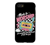 Made to Worship Psaume 150:6 Ruban Cassette rétro chrétienne Coque pour iPhone SE (2020) / 7/8