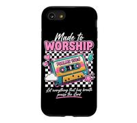 Made to Worship Psaume 150:6 Ruban Cassette rétro chrétienne Coque pour iPhone SE (2020) / 7/8