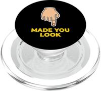Made You Look April Fools Blague Humour Prankster PopSockets PopGrip pour MagSafe