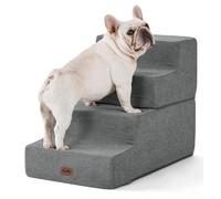 Made4Pets - Escalier pour chat - Marches pour animaux de compagnie - Échelle pour vieux chats - Marchepied pour petits chiens avec rangement - Rampes pour canapé et lits hauts - Lit pliable à quatre