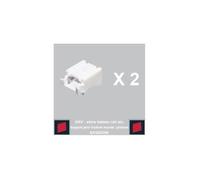MADECOSTORE 2 Supports bateau rail alu pour fixation murale ou plafond
