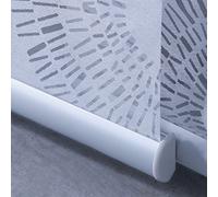 MADECOSTORE Barre de lestage 45cm à Clipser pour Panneau Japonais - Blanc - 45