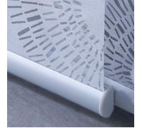 MADECOSTORE Barre de lestage 45cm à clipser pour panneau japonais - Blanc - 45