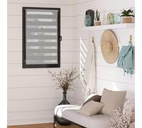 MADECOSTORE Store Enrouleur Jour Nuit chaînette coordonnée sans percer - Gris Clair - L96 x H190cm