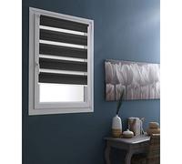 MADECOSTORE Easy Store Double Couche Gris Carbone 60 x 185 cm