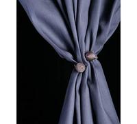 MADECOSTORE Embrasse à Rideaux Flexible nouage 2 Billes - Choco/Taupe