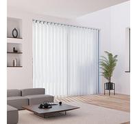 MADECOSTORE Kit Complet Store californien à lamelles Verticales 127mm - Blanc - L250cm x H260cm