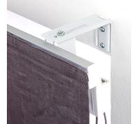 MADECOSTORE Lot de 2 de 2 équerres de Fixations murales Fixes avec déport pour Store - Blanc