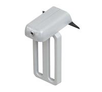 MADECOSTORE Lot de 2 de fixations sans percer à serrer en métal pour store sur fenêtre - Gris alu