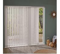 MADECOSTORE Lot de 5 lamelles verticales 89mm ancona pour store californien - Beige - L8,9 x H280cm