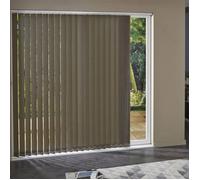 MADECOSTORE Lot de 5 lamelles verticales 89mm ancona pour store californien - Marron - L8,9 x H280cm