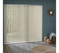 MADECOSTORE Lot de 5 lamelles Verticales 89mm Basiques pour Store californien - Ecru - L8,9 x H280cm