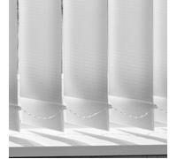 MADECOSTORE Lot de 5 lamelles verticales 89mm corona pour store californien - Blanc - L8,9 x H280cm