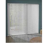 MADECOSTORE Lot de 5 Lamelles verticales 89mm Panama Tamisant pour store californien - Gris - L8,9 x H280cm