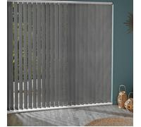 MADECOSTORE Lot de 5 lamelles Verticales 89mm tissées pour Store californien - Gris - L8,9 x H280cm