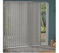 MADECOSTORE Lot de 5 lamelles verticales 89mm unies pour store californien - Gris souris - L8,9 x H280cm