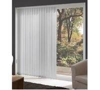 MADECOSTORE Lot de 5 lamelles Verticales Tamisant 89mm pour store californien - Blanc - L8,9 x H280cm