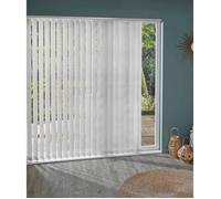 MADECOSTORE Lot de 5 Lamelles verticales Tamisantes 89mm effet Lezard pour store californien - Gris - L8,9 x H280cm