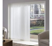 MADECOSTORE Lot de 9 lamelles Verticales 127mm tamisantes pour Store californien - Blanc - L12,7 x H260cm