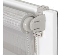 MADECOSTORE Mécanisme pour store enrouleur jour nuit sans percer - Taupe