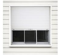 MADECOSTORE Moustiquaire alu extensible pour volet roulant sans percer L70-132cm x H50cm