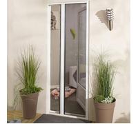 MADECOSTORE Moustiquaire enroulable latérale en alu pour porte et fenêtre - Blanc - L160 x H220cm