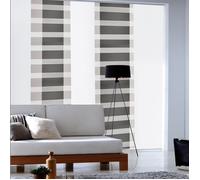 MADECOSTORE Panneau japonais jour nuit anthracite - - L60 x H300cm