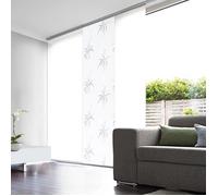 MADECOSTORE Panneau Japonais Tamisant Blanc Dévoré Epi - Blanc - L45 x H260cm