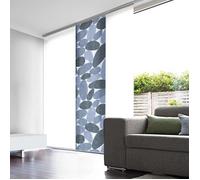 MADECOSTORE Panneau Japonais Tamisant Gris Dévoré enduit Galet - Gris - L45 x H260cm