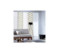 MADECOSTORE Panneau Japonais Tamisant Ikat Losanges - Beige - L50 x H250cm