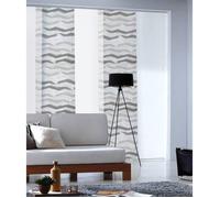 MADECOSTORE Panneau Japonais Tamisant Ikat rayé - Beige - L50 x H250cm