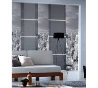 MADECOSTORE Panneau Japonais Tamisant Imprimé City - Gris - L45 x H260cm