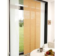 Panneau Japonais Tamisant Paille Tissée - 45 x 260cm-Ficelle