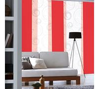 MADECOSTORE Panneau Japonais tamisant uni - Rouge - L45 x H260cm